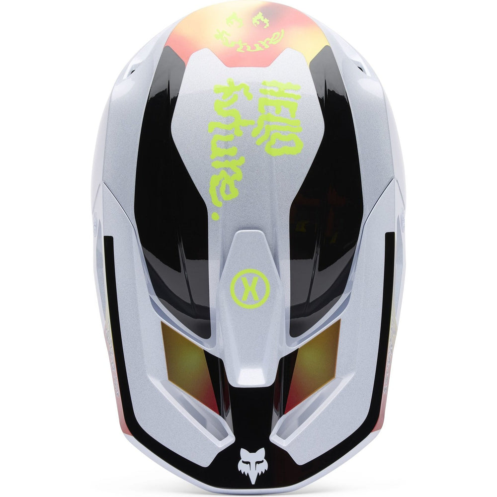 Fox Racing 2025 V1 MIPS Hello Future Motocross Helmet - White