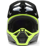 Fox Racing 2025 V1 MIPS Flow Motocross Helmet - Black Yellow