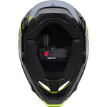 Fox Racing 2025 V1 MIPS Flow Motocross Helmet - Black Yellow