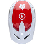 Fox Racing 2025 V1 MIPS Flow Motocross Helmet - White Red