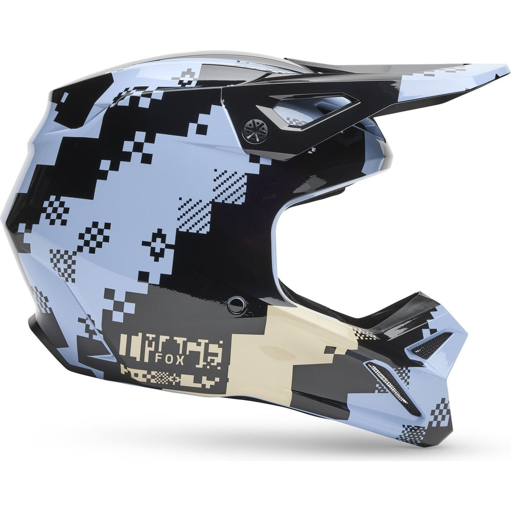 Fox Racing 2025 V1 MIPS Digi Image Motocross Helmet - Light Slate