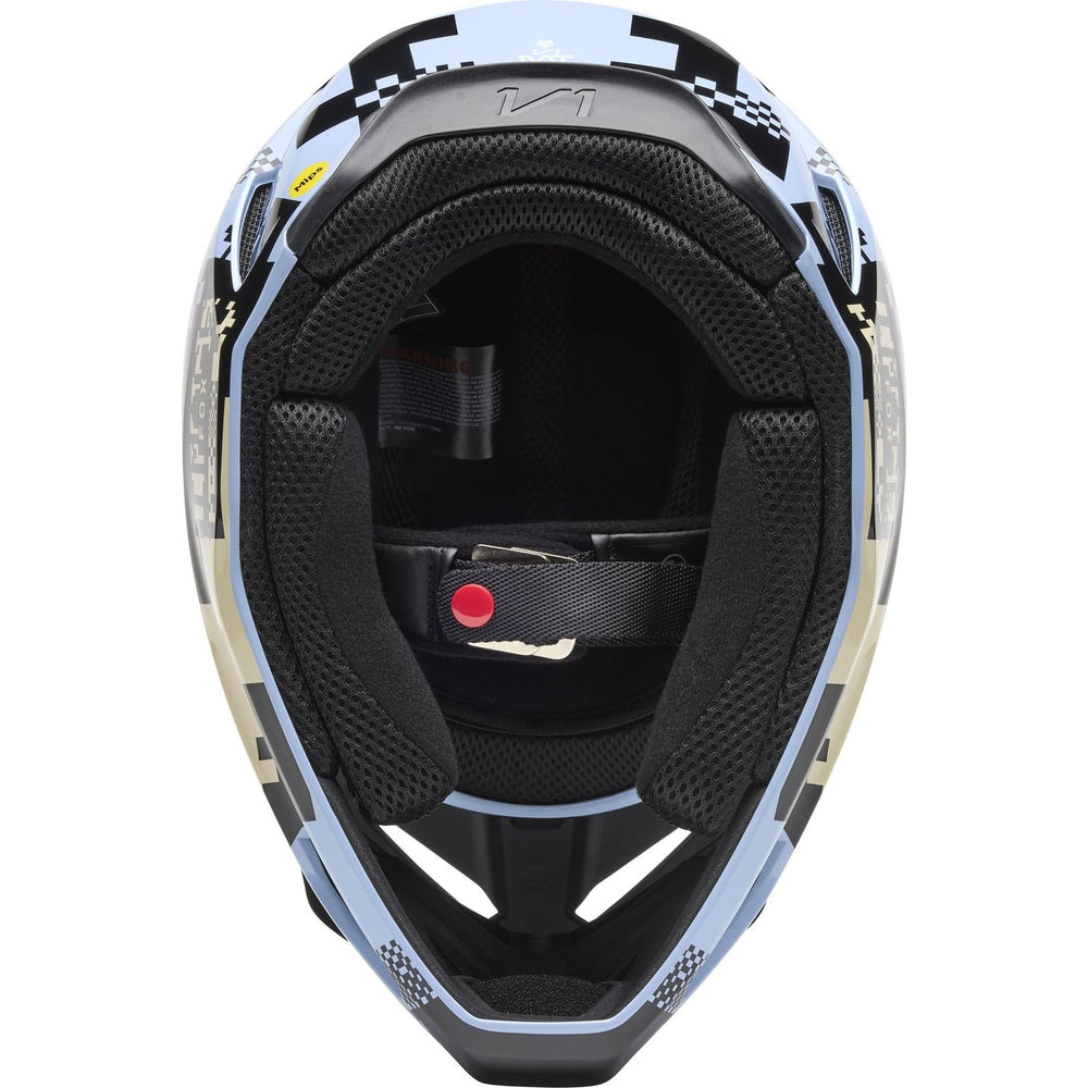 Fox Racing 2025 V1 MIPS Digi Image Motocross Helmet - Light Slate