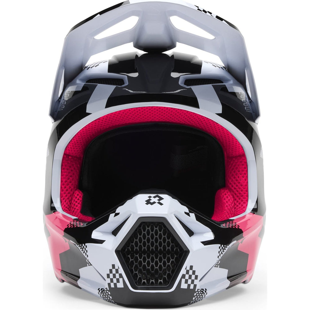 Fox Racing 2025 V1 MIPS Digi Image Motocross Helmet - Black Pink