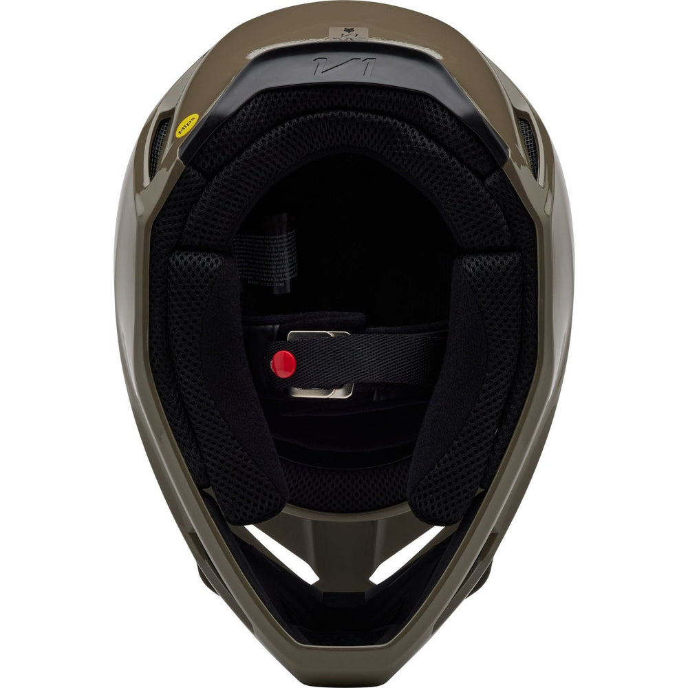 Fox Racing 2025 V1 MIPS Solid Motocross Helmet - Ash