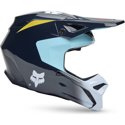 Fox Racing 2025 V1 MIPS Elevated Youth Motocross Helmet - Light Blue