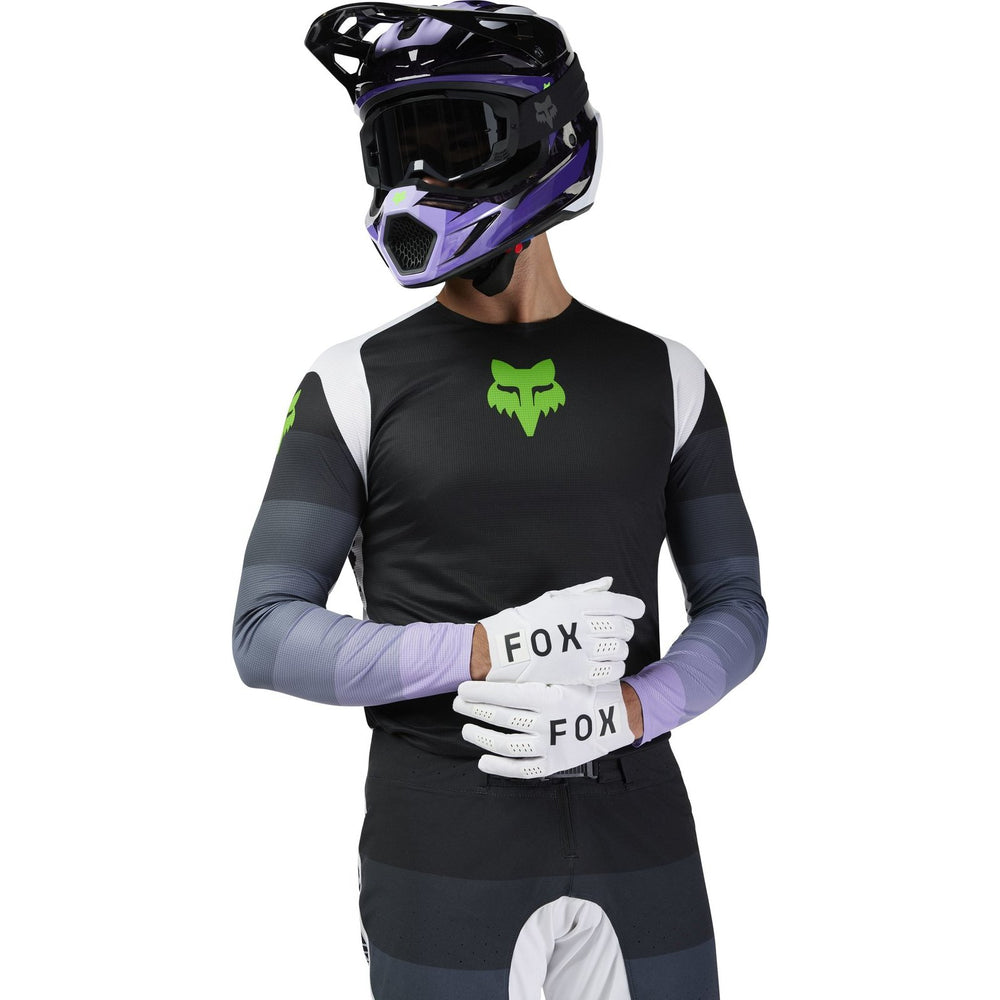 Fox Racing 2025 Flexair Grid Motocross Jersey - Black Purple
