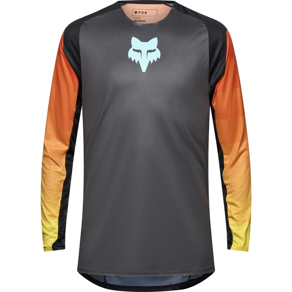 Fox Racing 2025 Flexair Grid Motocross Jersey - Black Orange