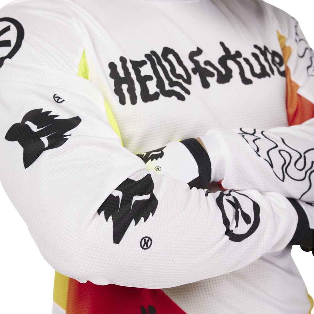 Fox Racing 2025 180 Hello Future Motocross Jersey - White