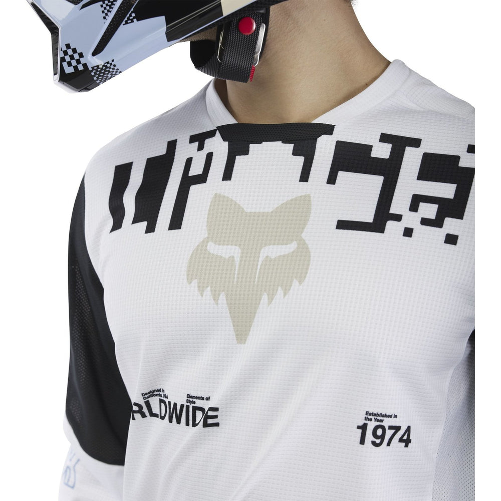 Fox Racing 2025 180 Digi Image Motocross Jersey - White