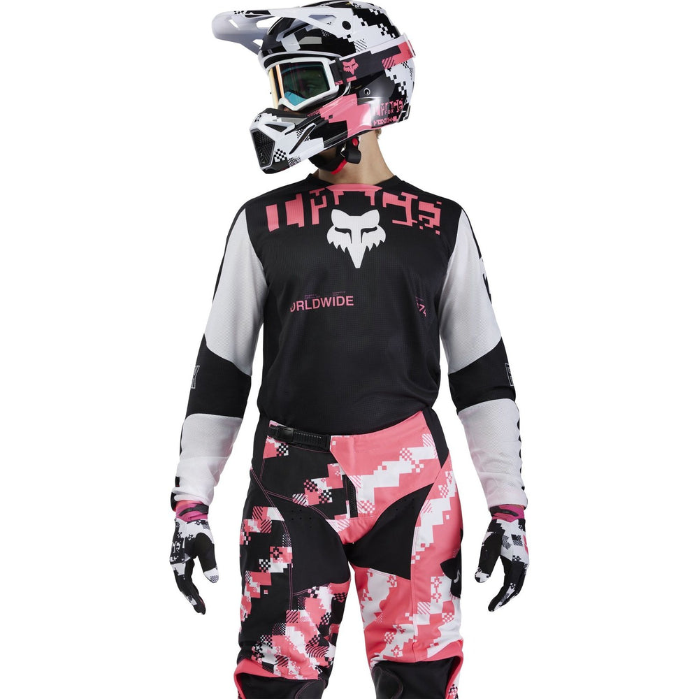 Fox Racing 2025 180 Digi Image Motocross Jersey - Black Pink