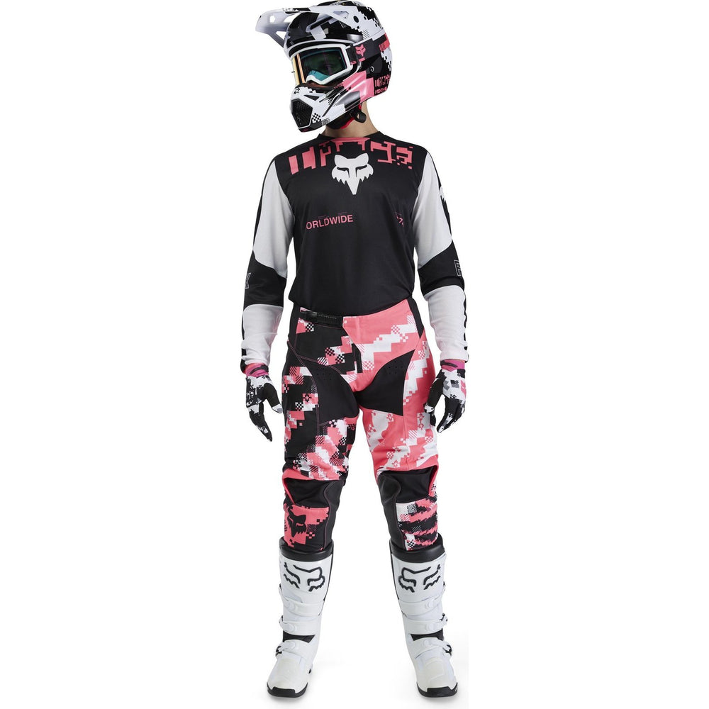 Fox Racing 2025 180 Digi Image Motocross Jersey - Black Pink