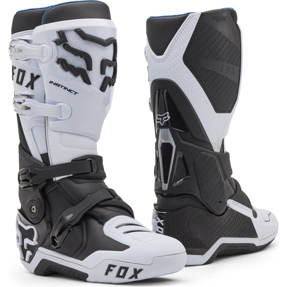 Fox Racing 2025 Instinct Motocross Boots - White Black