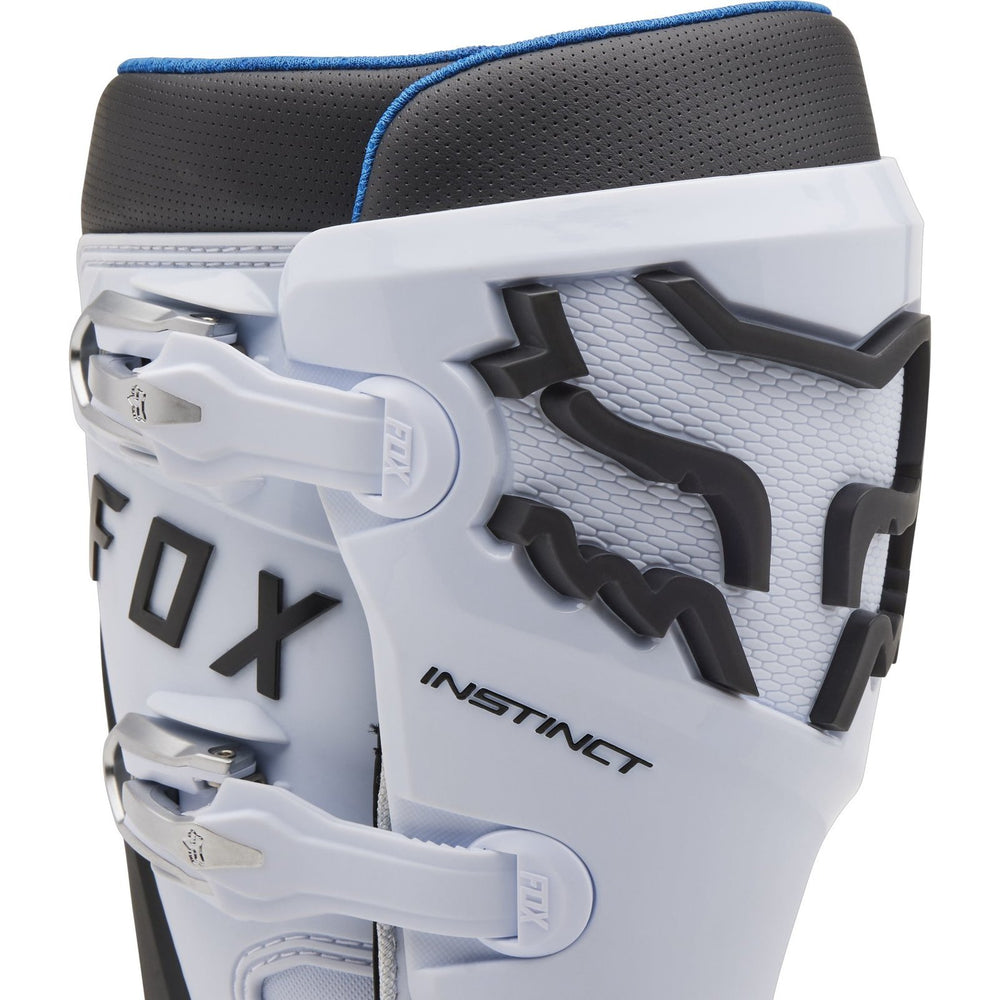 Fox Racing 2025 Instinct Motocross Boots - White Black