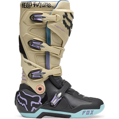 Fox Racing 2025 Motion Hello Future Motocross Boots - Ash