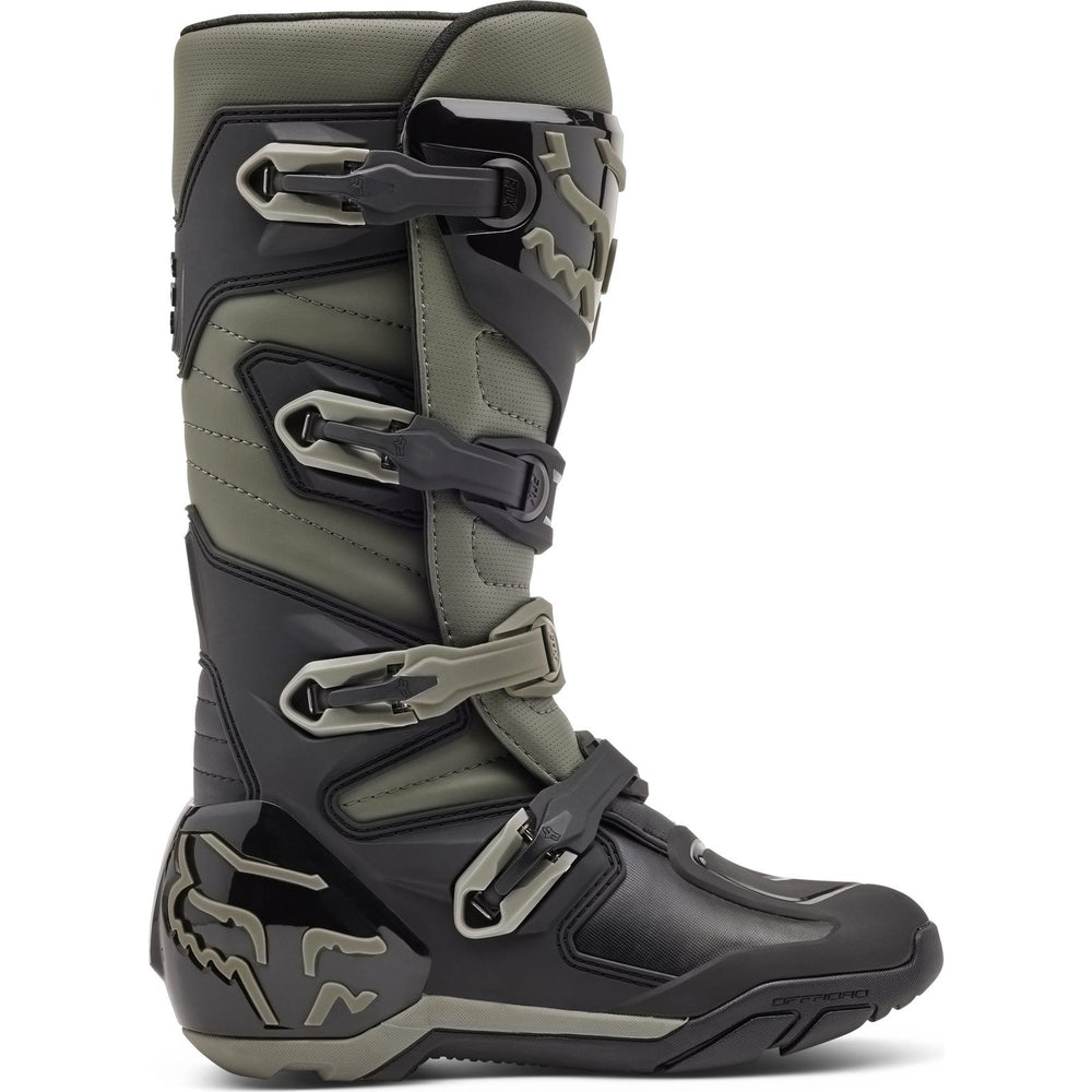 Fox Racing 2025 Comp X Motocross Boots - Grey Black