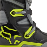 Fox Racing 2025 Comp Youth Motocross Boots - Grey Yellow