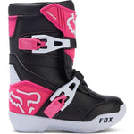 Fox Racing 2025 Comp Kids Motocross Boots - Black Pink