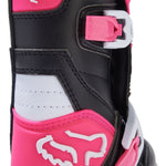 Fox Racing 2025 Comp Kids Motocross Boots - Black Pink