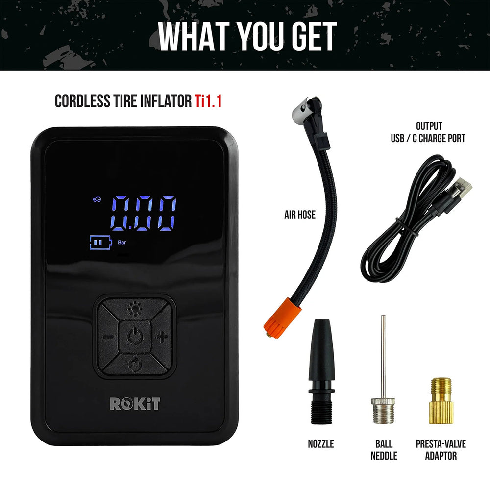 Rokit Up 5200mAh Portable Tire Inflator Ti1