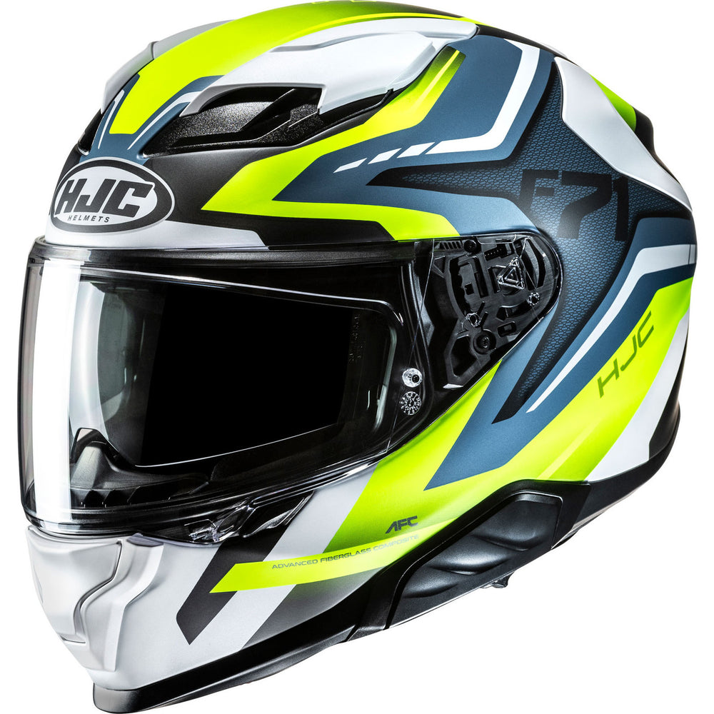 HJC F71 Fes Motorcycle Helmet - Yellow