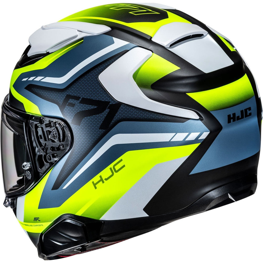 HJC F71 Fes Motorcycle Helmet - Yellow