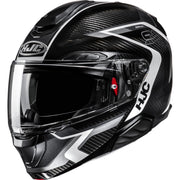 HJC RPHA 91 Carbon Lagos Flip Front Motorcycle Helmet - Black