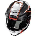 HJC RPHA 91 Carbon Lagos Flip Front Motorcycle Helmet - Orange