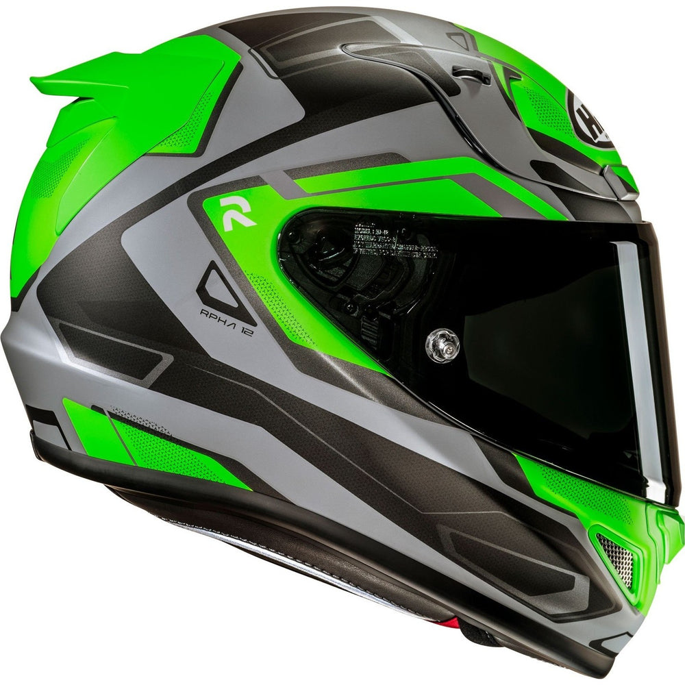 HJC RPHA 12 Brels Motorcycle Helmet - Green