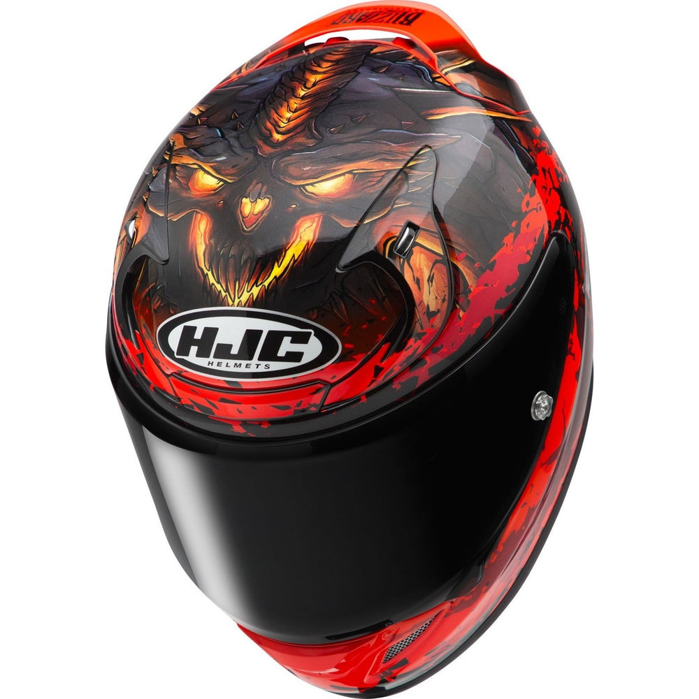 HJC RPHA 12 Diablo Blizzard Motorcycle Helmet - Red