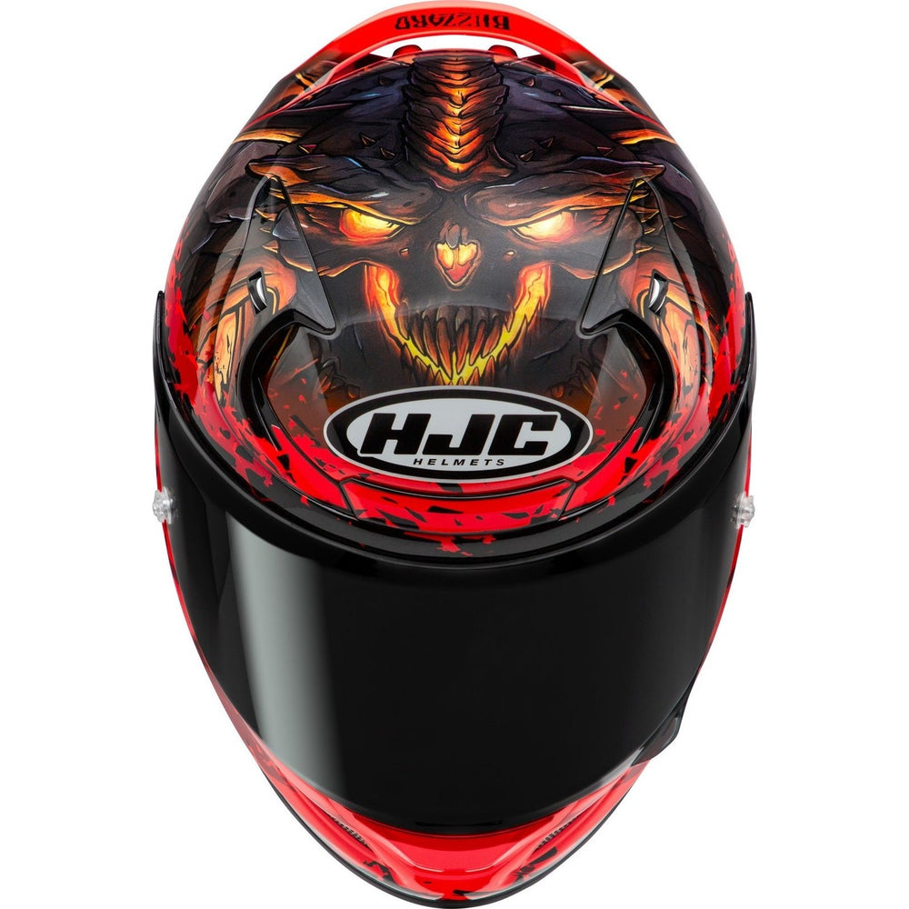 HJC RPHA 12 Diablo Blizzard Motorcycle Helmet - Red