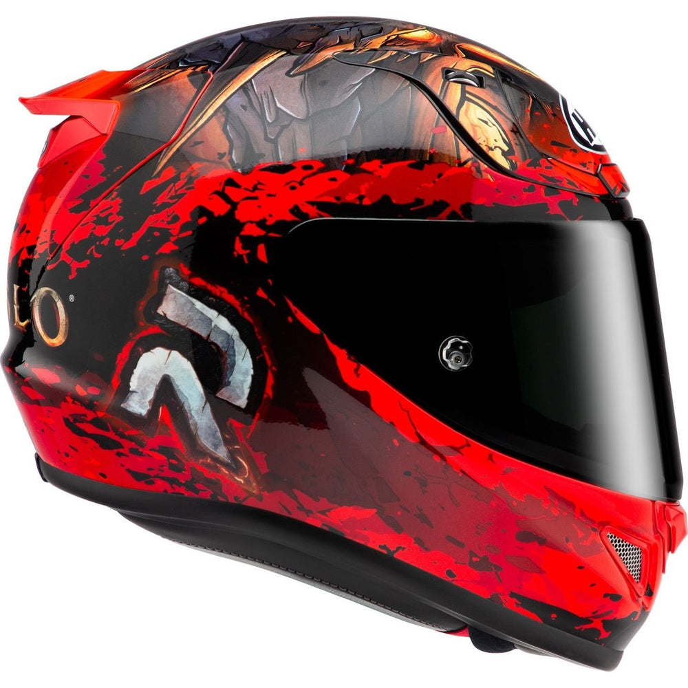 HJC RPHA 12 Diablo Blizzard Motorcycle Helmet - Red