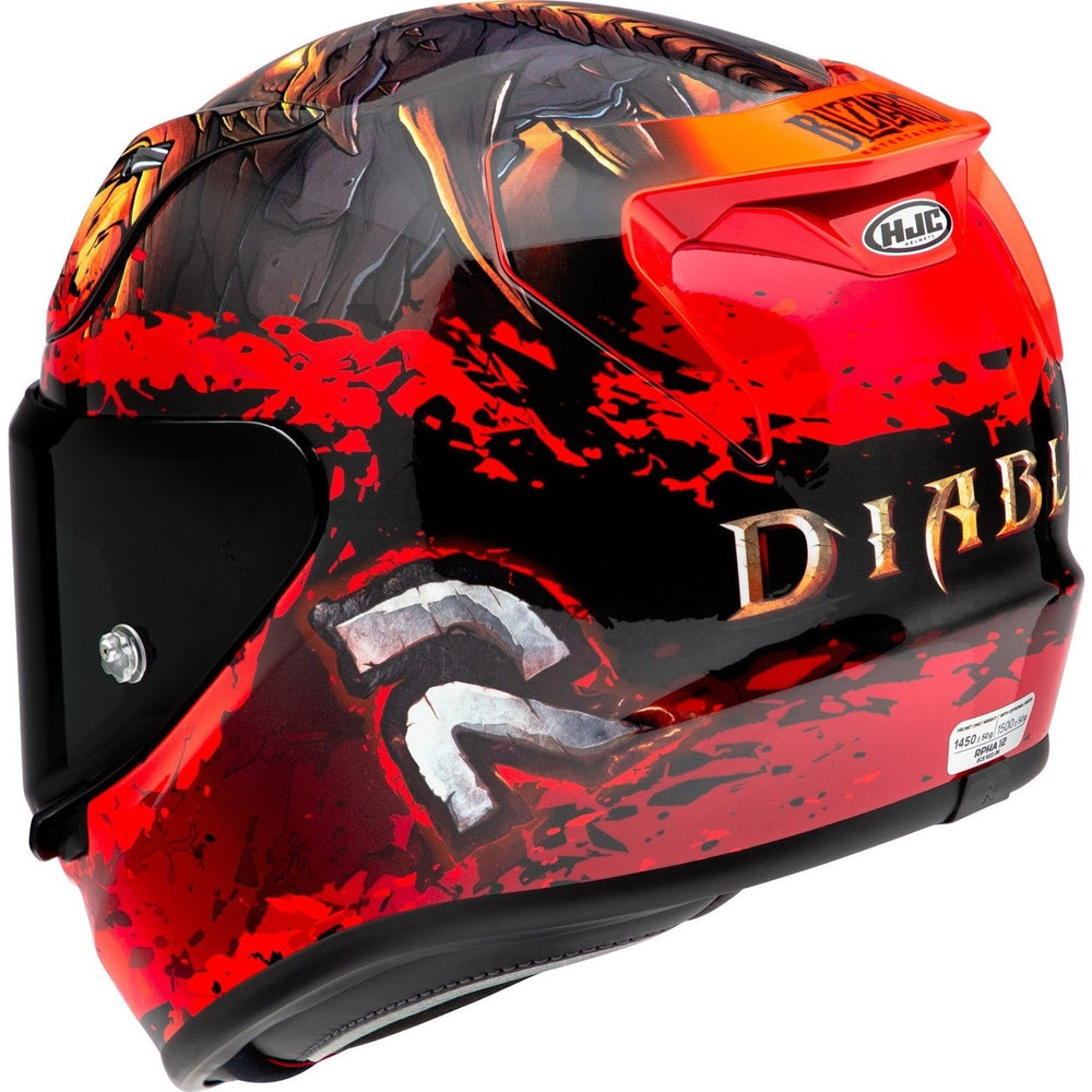 HJC RPHA 12 Diablo Blizzard Motorcycle Helmet - Red