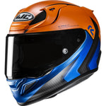 HJC RPHA 12 Kos Motorcycle Helmet - Blue Orange
