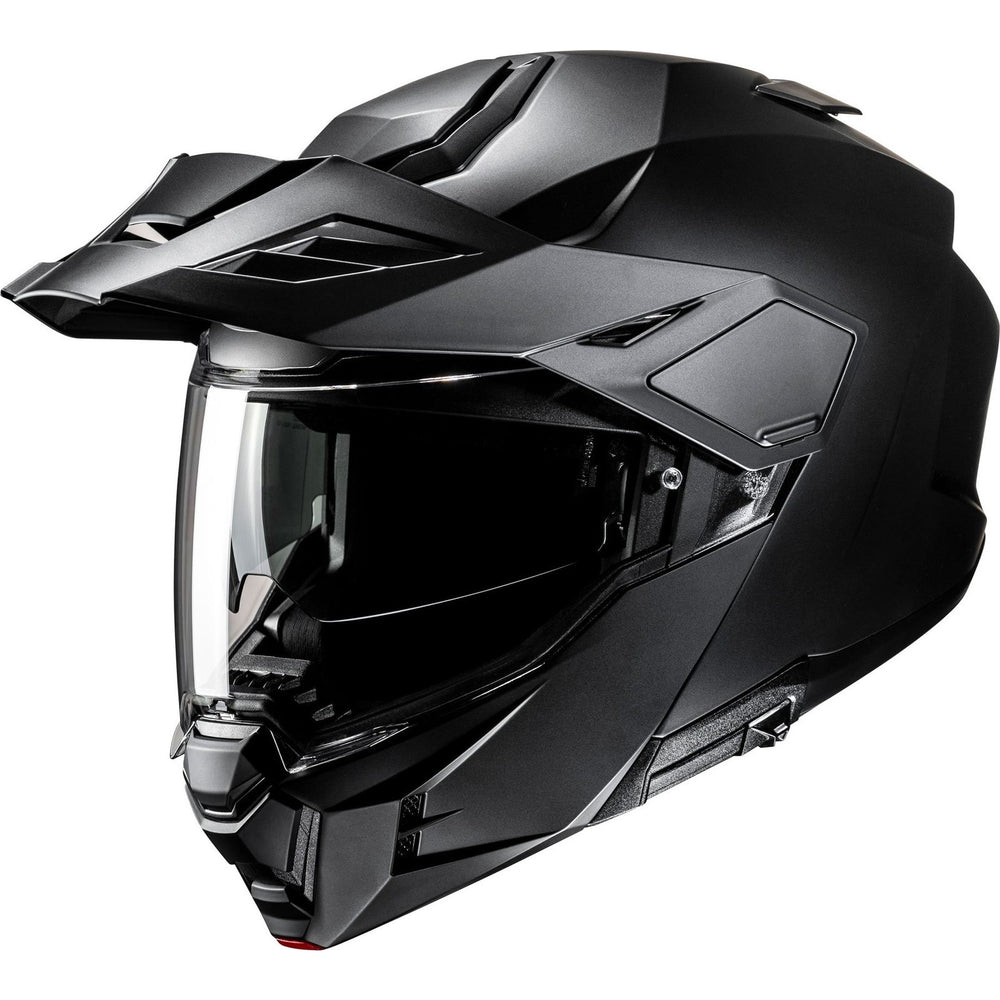 HJC i80 Semi Flip Front Adventure Motorcycle Helmet - Flat Black
