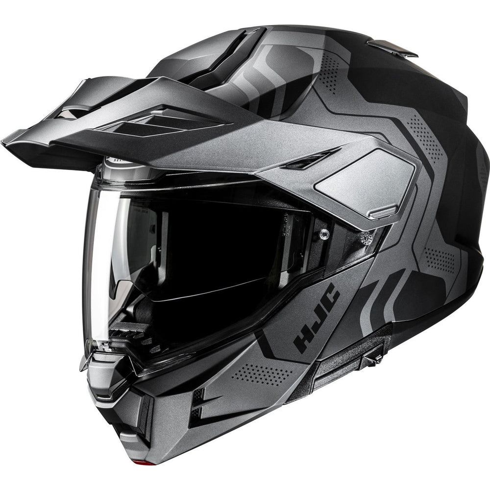 HJC i80 Velly Flip Front Adventure Motorcycle Helmet - Black
