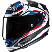 HJC RPHA 12 Brels Motorcycle Helmet - White Red Blue