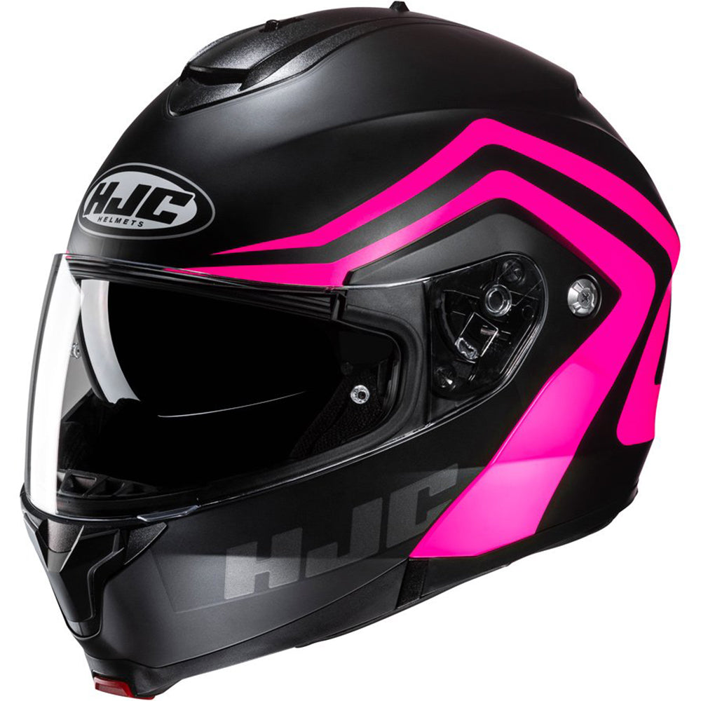 HJC C91N Nepos Flip Front Motorcycle Helmet - Pink