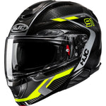 HJC RPHA 91 Carbon Lagos Flip Front Motorcycle Helmet - Yellow