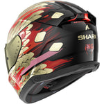 Shark Skwal i3 Venum Motorcycle Helmet - Black Red Gold