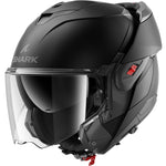 Shark Oxo Blank Mat Flip Front Motorcycle Helmet - Matt Black