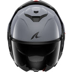 Shark Oxo Dark Shadow Flip Front Motorcycle Helmet - Gun Silver