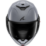 Shark Oxo Dark Shadow Flip Front Motorcycle Helmet - Gun Silver