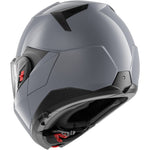 Shark Oxo Dark Shadow Flip Front Motorcycle Helmet - Gun Silver