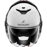 Shark Oxo Blank Flip Front Motorcycle Helmet - Pearly White
