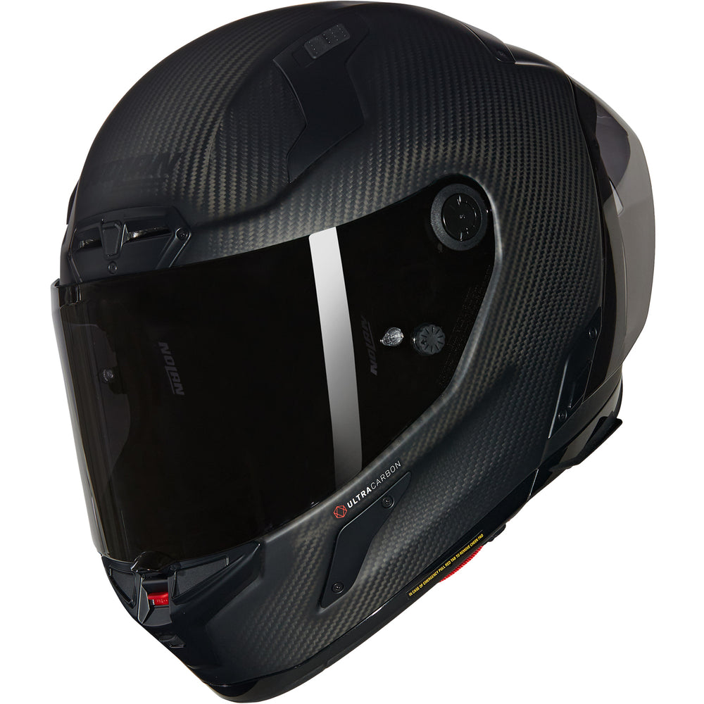 Nolan X-804 RS Ultra Carbon Puro Motorcycle Helmet - Matt Carbon Silver