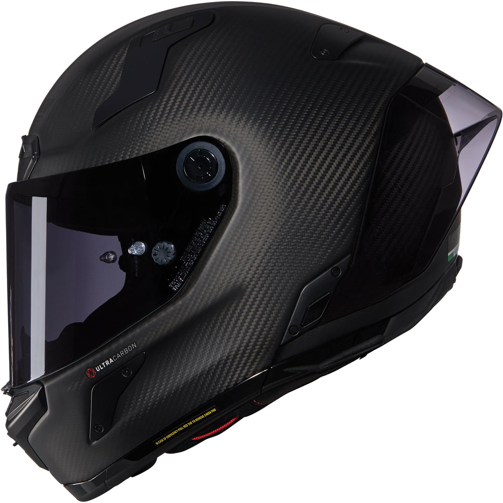 Nolan X-804 RS Ultra Carbon Puro Motorcycle Helmet - Matt Carbon Silver