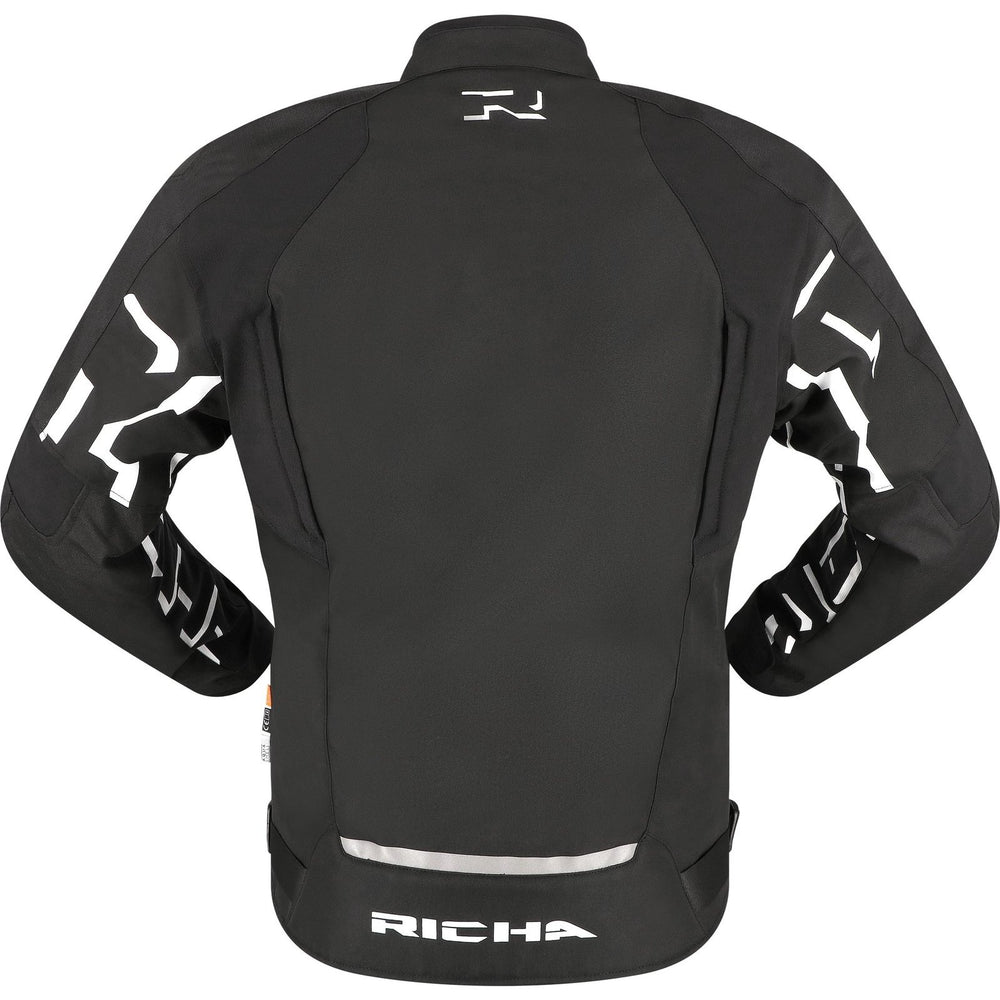 Richa Stradale Motorcycle Jacket - Black White