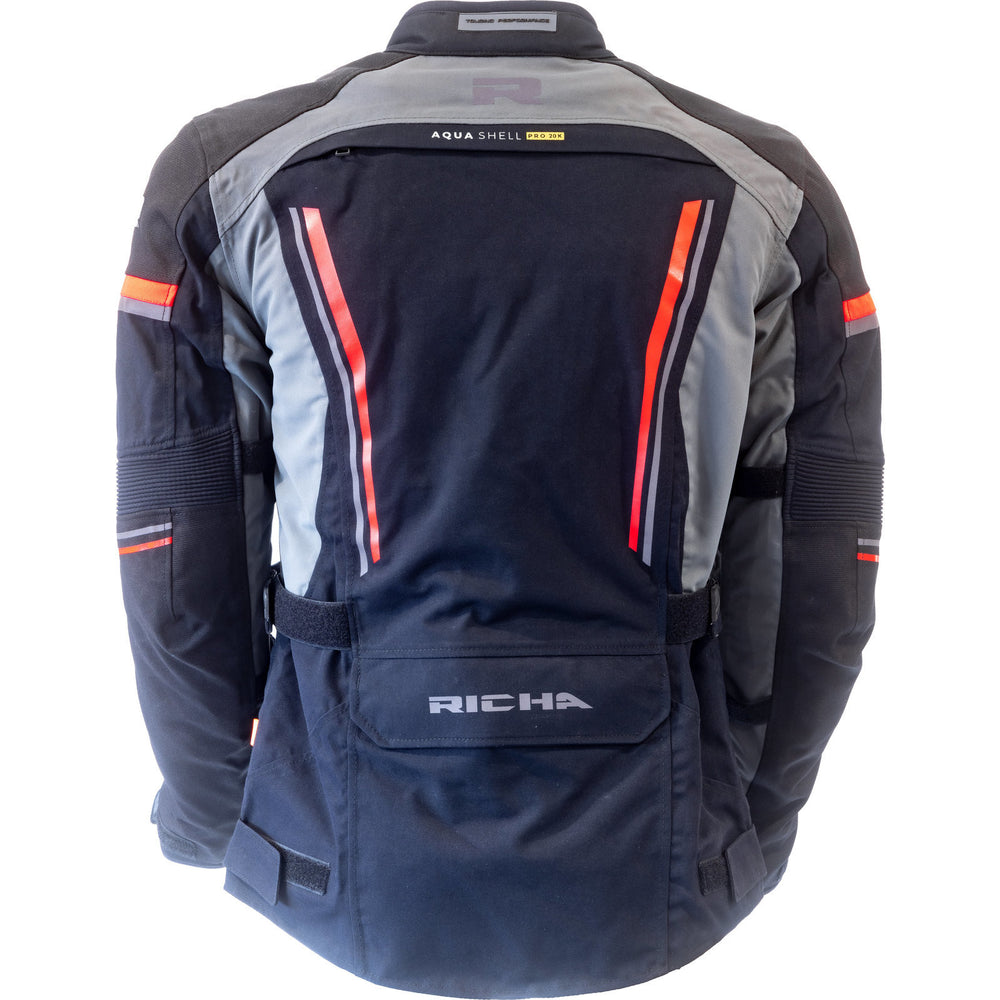 Richa Infinity Prime Motorcycle Jacket 6XL Black Grey Red