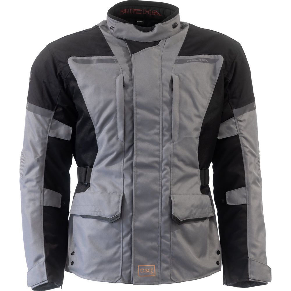 Richa Phantom Prime Motorcycle Jacket - Black Grey