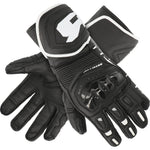 Richa Stradale Leather Motorcycle Gloves - Black White
